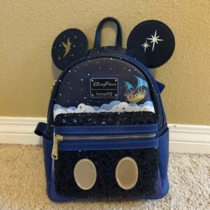 Disney Parks Mickey Main Attraction Peter Pan’s Flight Backpack